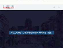 Tablet Screenshot of bardstownmainstreet.com